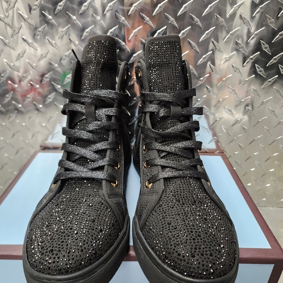 MENS AURELIO GARCIA CRYSTAL HIGH TOP - Picture 3 of 7